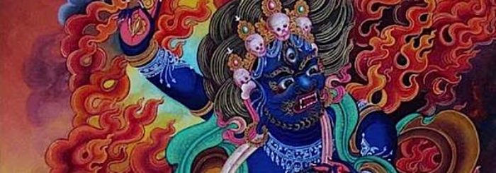 The Hand of Buddha defeats the three poisons : Vajrapani (literally, “Vajra Hand”) — Guardian of Shakyamuni Himself; Vajrapani, the power of the mind to overcome obstacles such as pride, anger, hate and jealousy