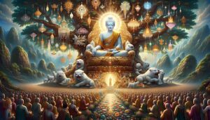 1 Miracle One Buddha with Jeweled Tree first day of springBuddha Weekly 1