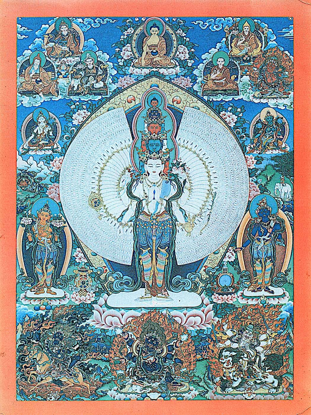 The Symbolism of Thousand Armed Avalokiteshvara - Universal Compassion 5 1000 Armed Avalokiteshvara with field of Merit Jason EspadaBuddha Weekly