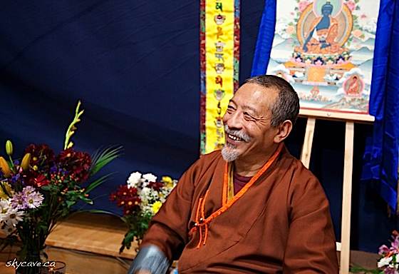 Archaya Zasep Tulku Rinpoche at Gaden Choling Mahayana Buddhist Meditation Centre