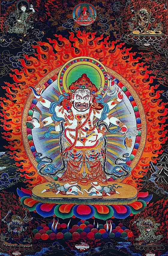 White Mahakala Buddha