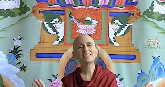 Buddha Weekly 0Bhikshuni Thubten Chodon Teaching Tara Retreat