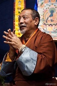 Venerable Zasep Tulku Rinpoche spiritual head of Gaden for the West and Gaden Choling Toronto.