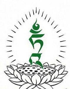 The Tam syllable, seed syllable of Tara, is most often visualized at Her heart, glowing and emanating healing green light. TAM normally sits on a lotus.