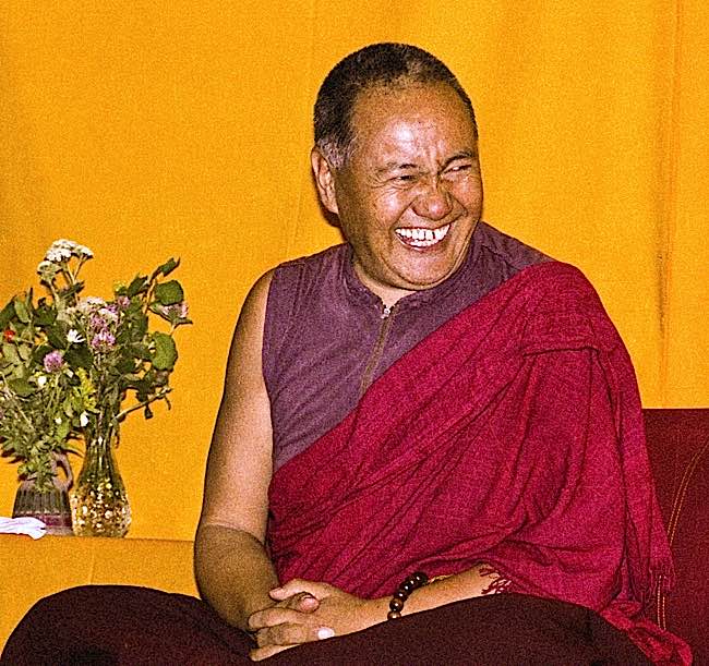 Lama Yeshe was famously happy.