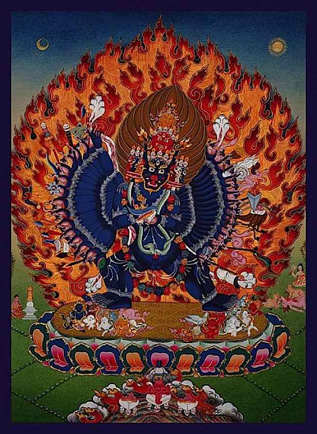 Buddha Weekly Yamantaka Tangkha Buddhism