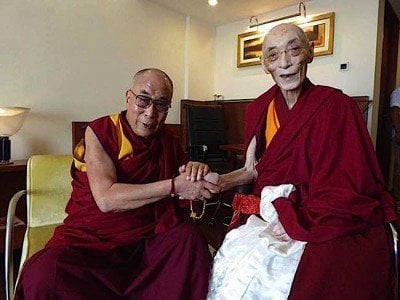 Buddha-Weekly-choden-rinpoche-with Dalai Lama-Buddhism