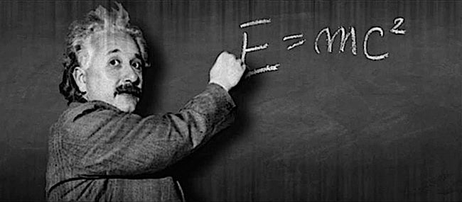 Einstein's theory of relativity.