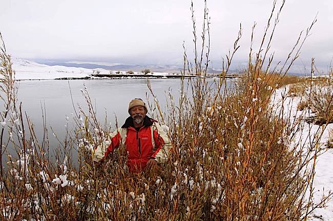 Zasep Tulku Rinpoche frequently cautions against nihilism in his formal teachings. Rinpoche meditates by the river in Mongolia.