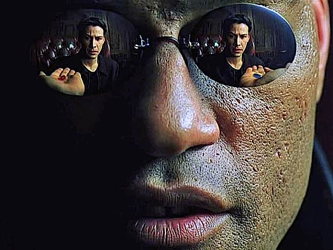 "This is your last chance. After this, there is no turning back. You take the blue pill—the story ends, you wake up in your bed and believe whatever you want to believe. You take the red pill—you stay in Wonderland, and I show you how deep the rabbit hole goes."