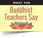 "What the Buddhist Teachers Say" is a long-running feature series. We pick a topic, then seek the opinions/ quote/ guidance of at least five teachers. DO YOU HAVE A TOPIC YOU'D LIKE TO PROPOSE?