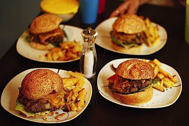 The hamburger factor. Countless hectares of forest is cleared each year to support the growing popularity of the hamburger.