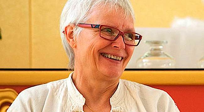 Judy Lief is an Acharya, senior teacher of the Shambala Buddhist tradition and author of Making Friends with Death. She points out that access to Dharma is a great blessing, and at the same time, quite overwhelming."