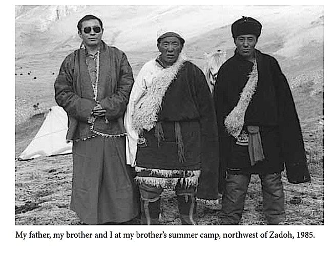 Buddha Weekly A Zasep Rinpoche with brother and father in Tibet Buddhism