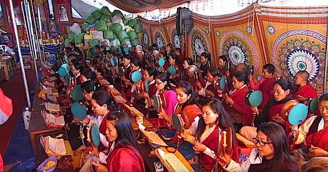 Buddhist practice of Chod, a beautiful meditation where we cut our "internal demons" and practice bodhichitta by symbolically offering ourselves to all sentient beings.