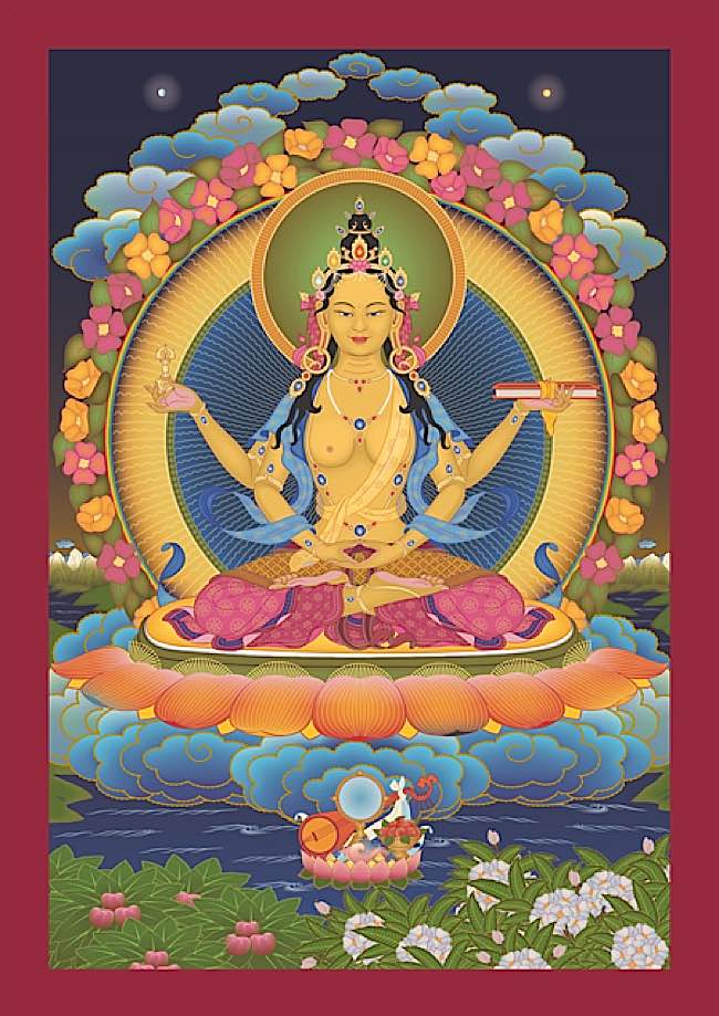 Prrajnaparamita, the Wisdom Mother.