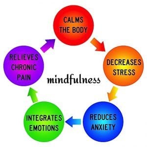 The more typical benefits of Mindfulness meditation include stress reduction and relaxation. Lesser known benefits include immunity boost, cognitive enhancement, and reduction in pain.