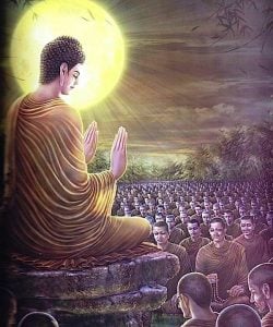 Buddha Weekly Buddha teaching monks Buddhism