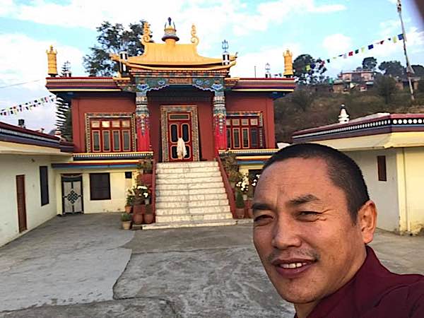 Buddha Weekly Chaphur Rinpoche courtyard Buddhism