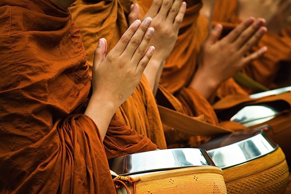 Buddha Weekly Praying Hands Monks Buddhism