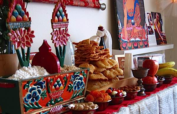 Buddha Weekly Losar food Buddhism