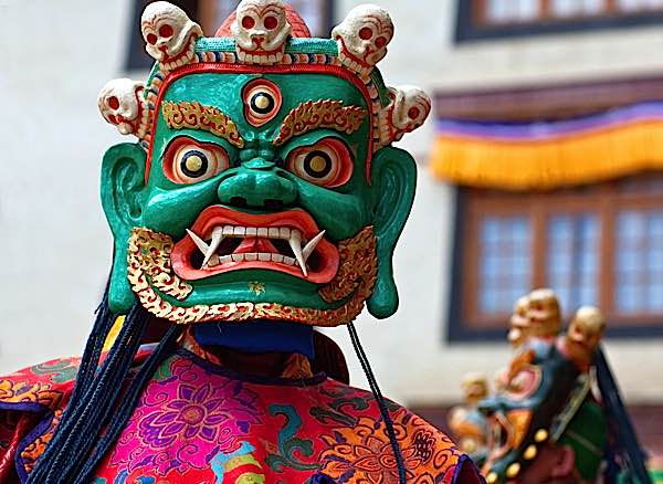 Buddha Weekly Mask Dance Tibet Losar Buddhism