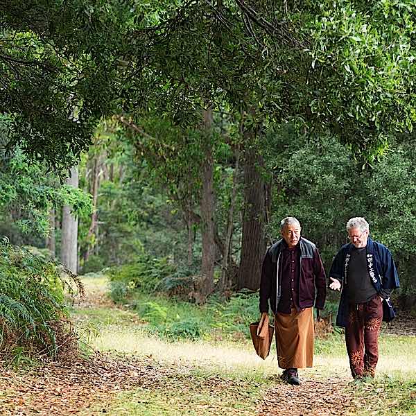 Buddha Weekly Rinpoche takes a walk at Dorje Ling.JPG Buddhism