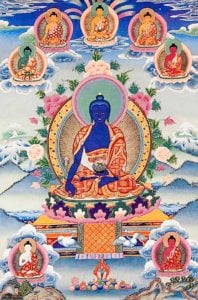 Buddha Weekly Medicine Buddha Tangkha Buddhism