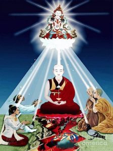 Buddha Weekly Vajrasattva light enters to purify Buddhism