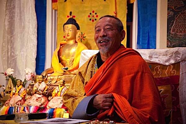 Buddha Weekly Zasep Tulku Rinpoche happy at Medicine Buddha event Buddhism 1