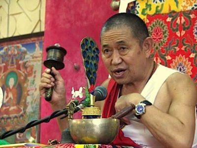 Buddha Weekly H.E. Garchen Rinpoche with Wheel Buddhism