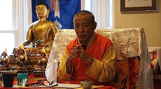 Buddha Weekly Zasep Rinpoche Clasped hands Buddhism