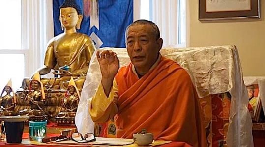 Buddha Weekly Zasep Rinpoche gestures Buddhism