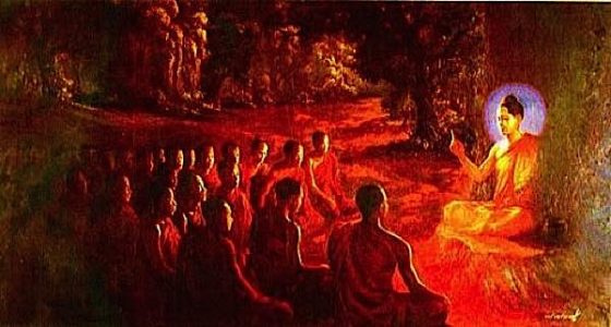 Buddha Weekly buddha teaching at night Buddhism