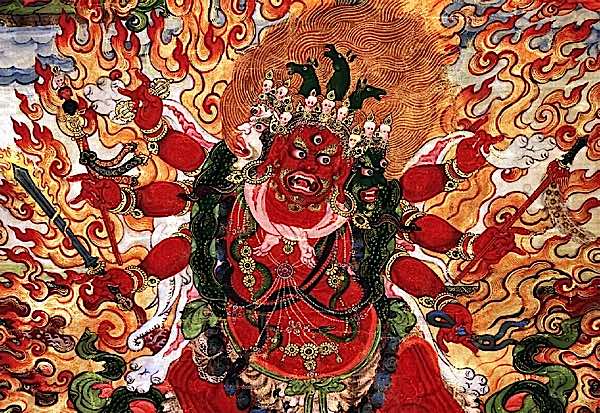 Buddha Weekly Gorgeous 3 head hayagriva Buddhism