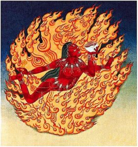 Buddha Weekly Vajrayogini flying Buddhism