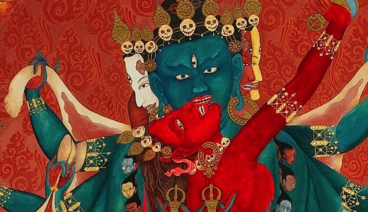 Buddha Weekly Feature image Chakrasmvara Heruka in union with Vajrayogini Buddhism