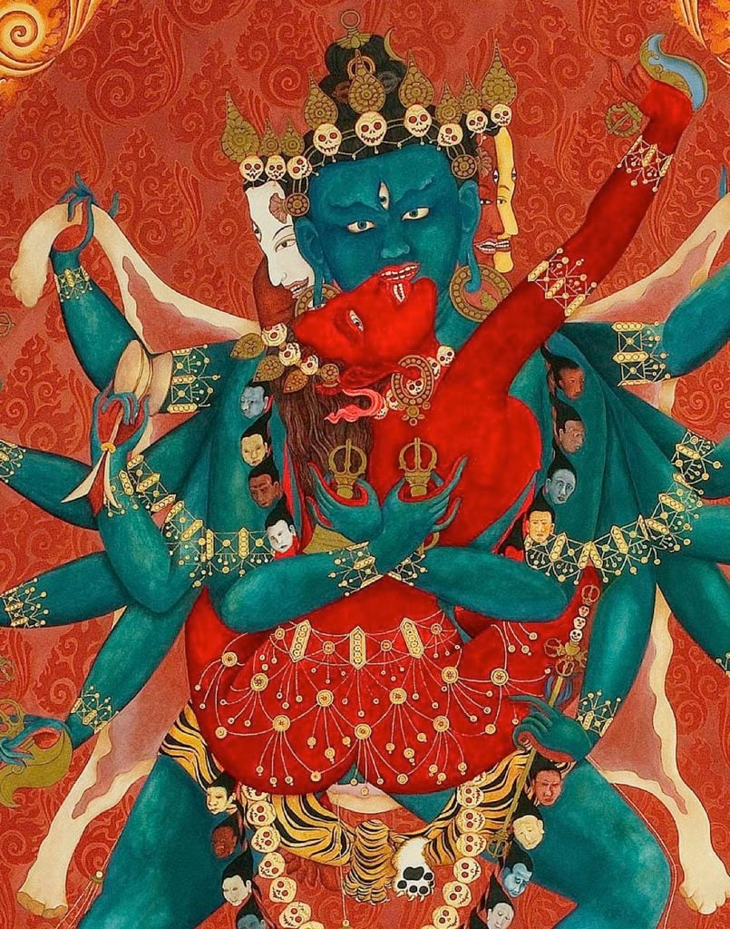 Buddha Weekly Heruka in union with Vajrayogini Buddhism