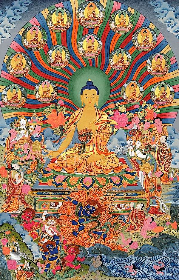 Buddha Weekly Shakyamuni and 35 Buddhas of Confession Buddhism