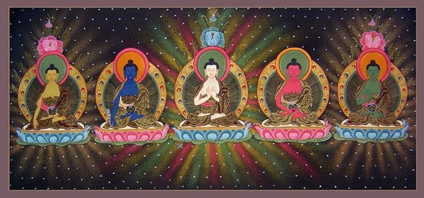 Five Dyani Buddhas 2