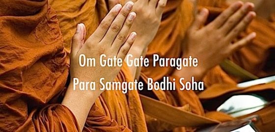 Buddha Weekly Gate Gate Paragate Para Samgate Bodhi Soha Video Chanting Music Yoko Dharma Heart Sutra Buddhism