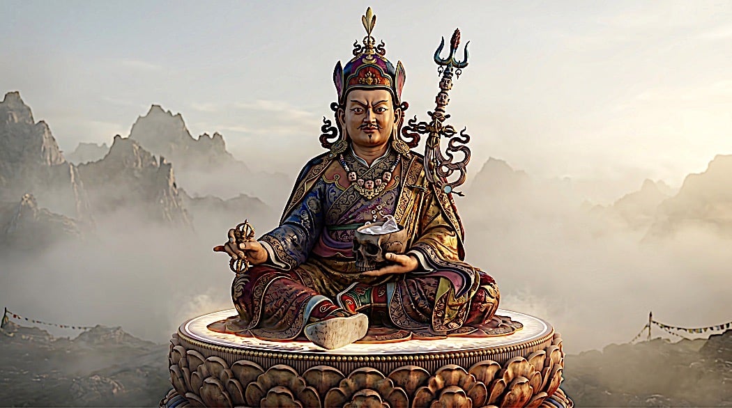 8 Guru Rinpoche Manifestations and Mantras Tibetan & Sanskrit | Padmasambhava’s 10th Day Practices 7 4. Guru Rinpoche 5Buddha Weekly