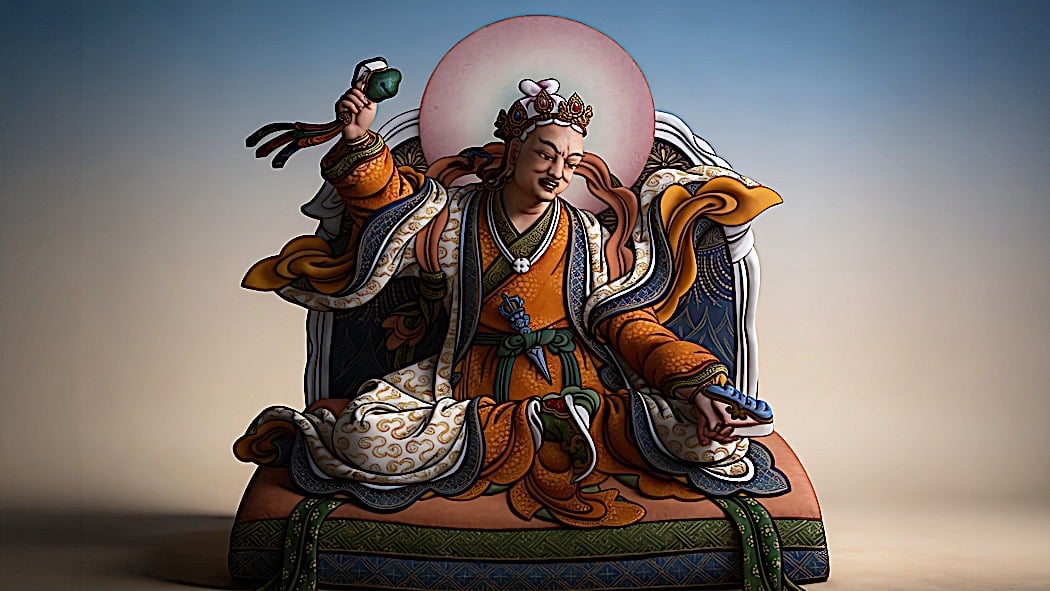 8 Guru Rinpoche Manifestations and Mantras Tibetan & Sanskrit | Padmasambhava’s 10th Day Practices 5 5. Guru Loden Chokse 10Buddha Weekly