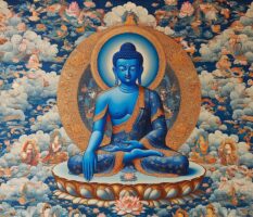 Akshobhya Buddha©BuddhaWeekly 40 1800