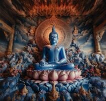 Akshobhya Buddha©BuddhaWeekly 48 1800