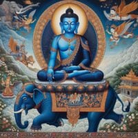 Akshobhya Buddha©BuddhaWeekly 62 1800