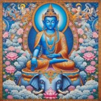 Akshobhya Buddha©BuddhaWeekly 9 1800 1