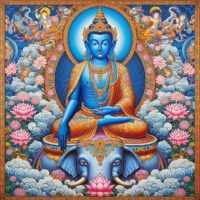 Akshobhya Buddha©BuddhaWeekly 9 1800