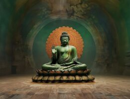 Amoghasiddhi Buddha ©BuddhaWeekly 32 1