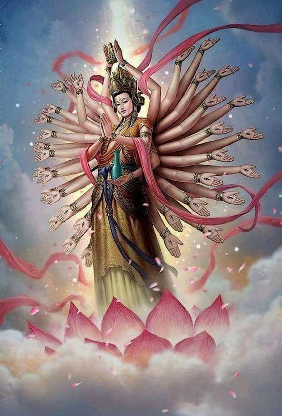 Buddha Weekly 1000 Armed Kuan Yin beautiful modern Buddhism